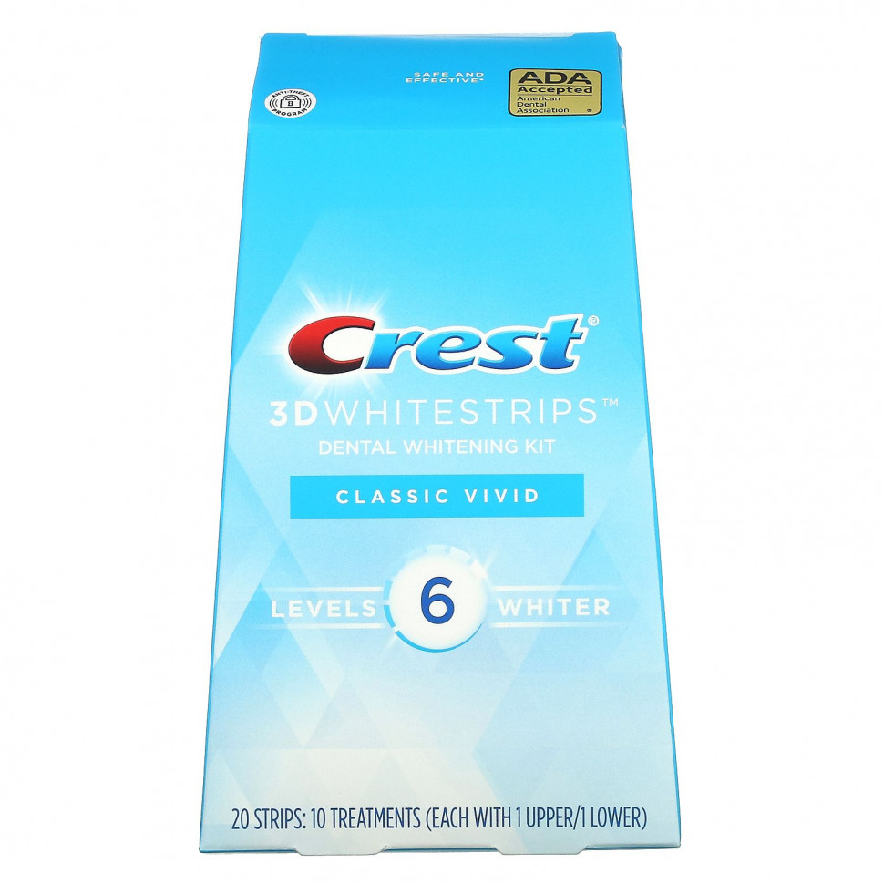 Crest, 3D Whitestrips, Classic Vivid,    , 20   9510