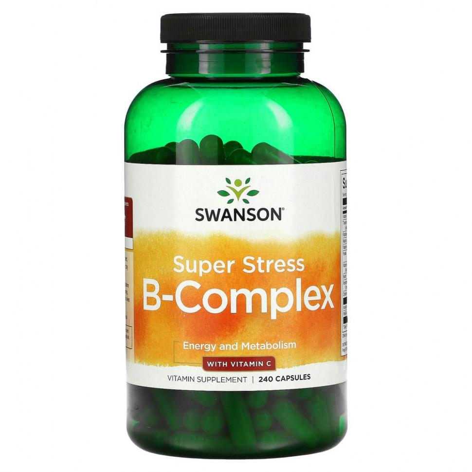 Swanson, Super Stress B-Complex   C, 240   5070