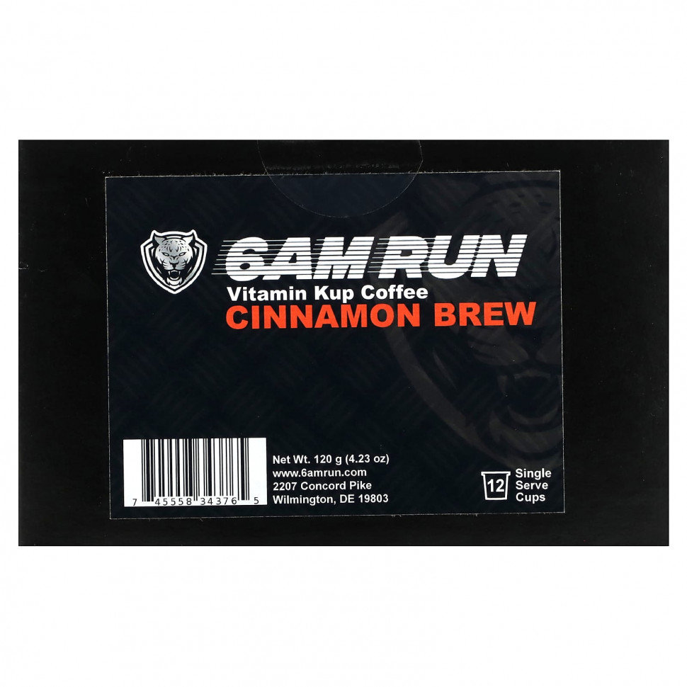 6AM Run, Vitamin Kup Coffee,   , 12  , 120  (4,23 )  4630