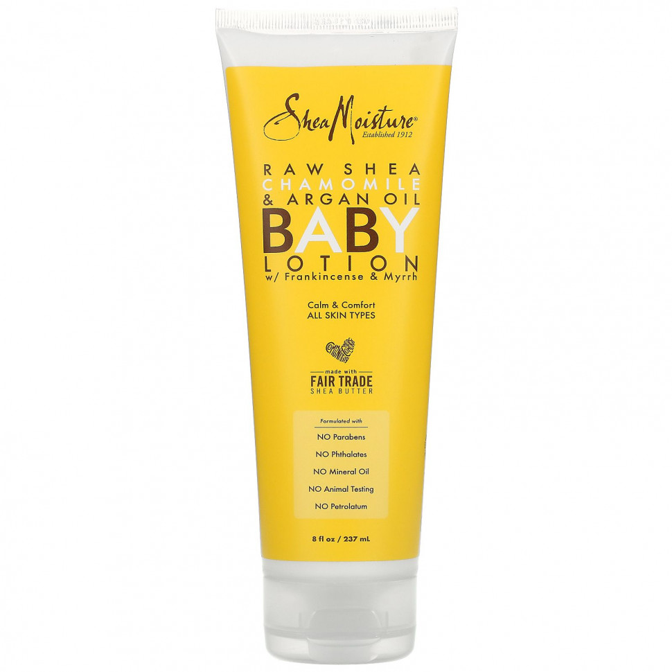 SheaMoisture, Raw Shea Chamomile & Argan Oil Baby Lotion, All Skin Types, 8 fl oz (237 ml)  2000