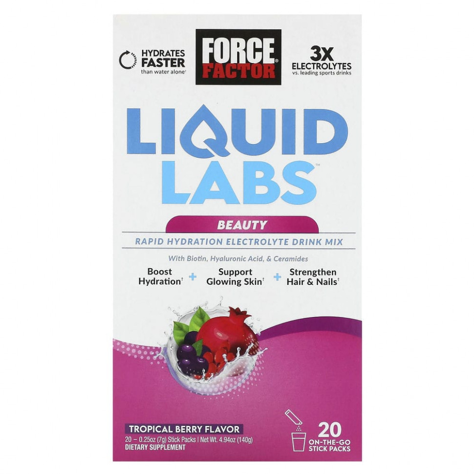 Force Factor, Liquid Labs Beauty,      ,  , 20   7  (0,25 )  3300