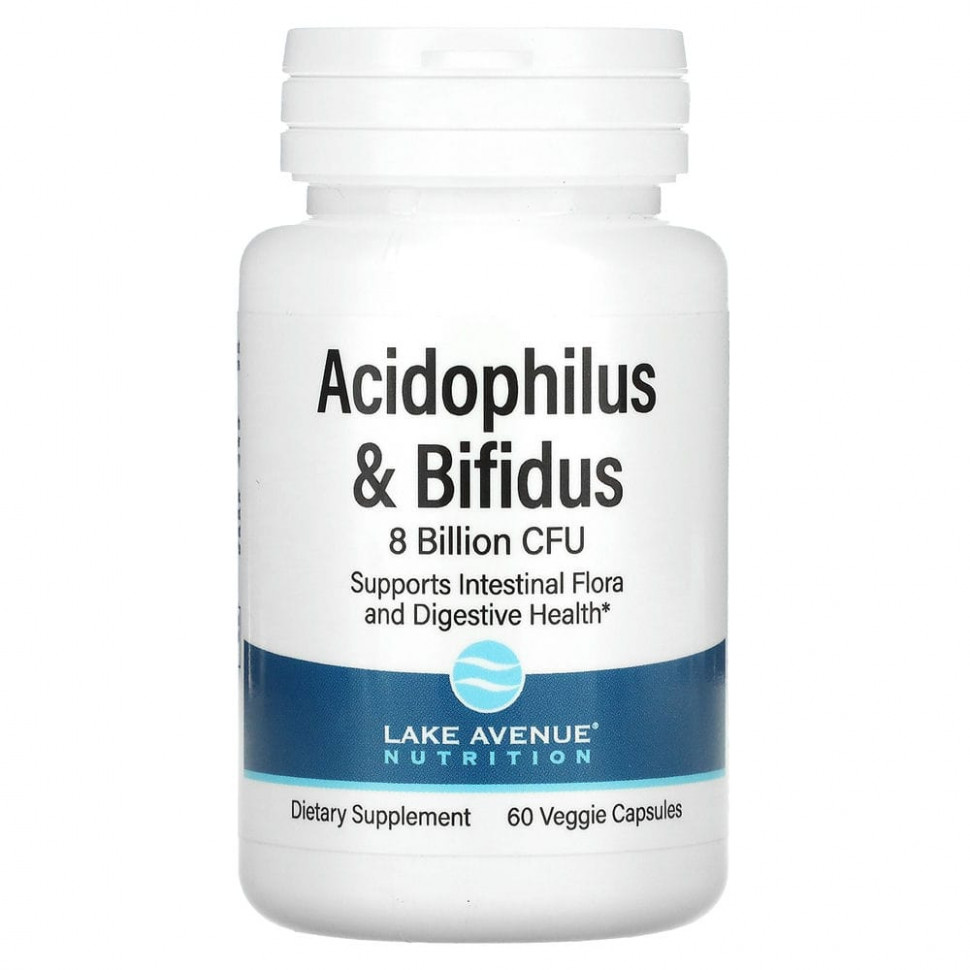 Lake Avenue Nutrition,  Acidophilus  Bifidus,  , 8  , 60    2280