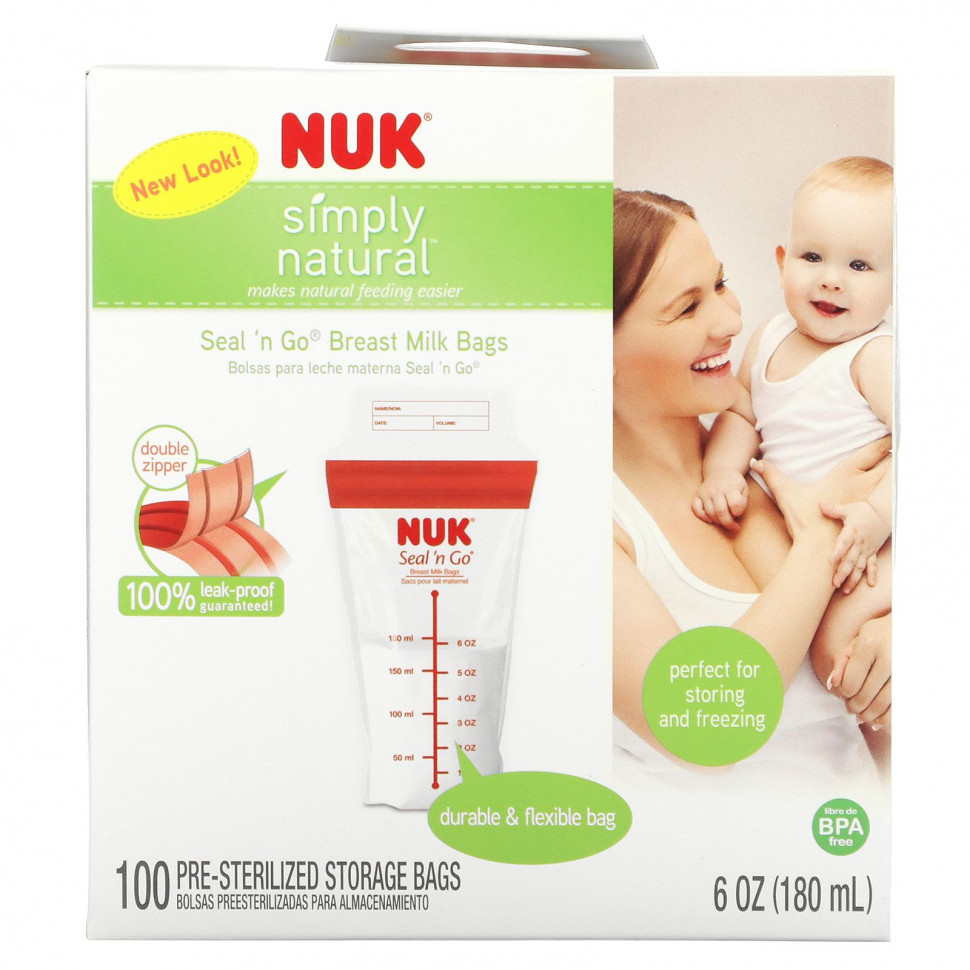 NUK, Seal 'n Go,    , 100    , 180  ( 6 )  4710