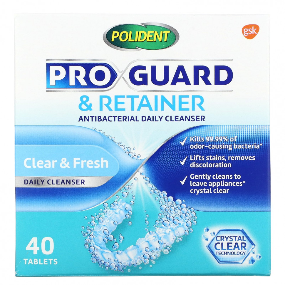 Polident, Pro Guard & Retainer,      , 40   1700