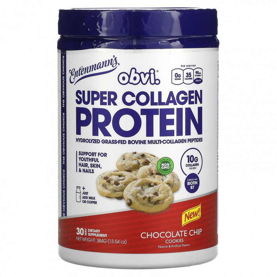 Obvi, Super Collagen Protein, Entenmann's, 384  (13,54 )  5980