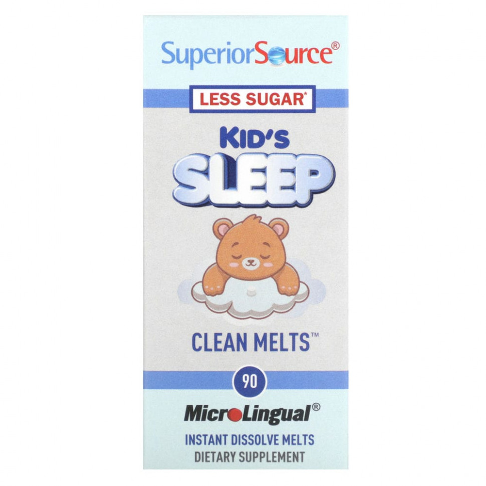 Superior Source, Kid's Sleep, Clean Melts, 90 Instant Dissolve Melts  2520