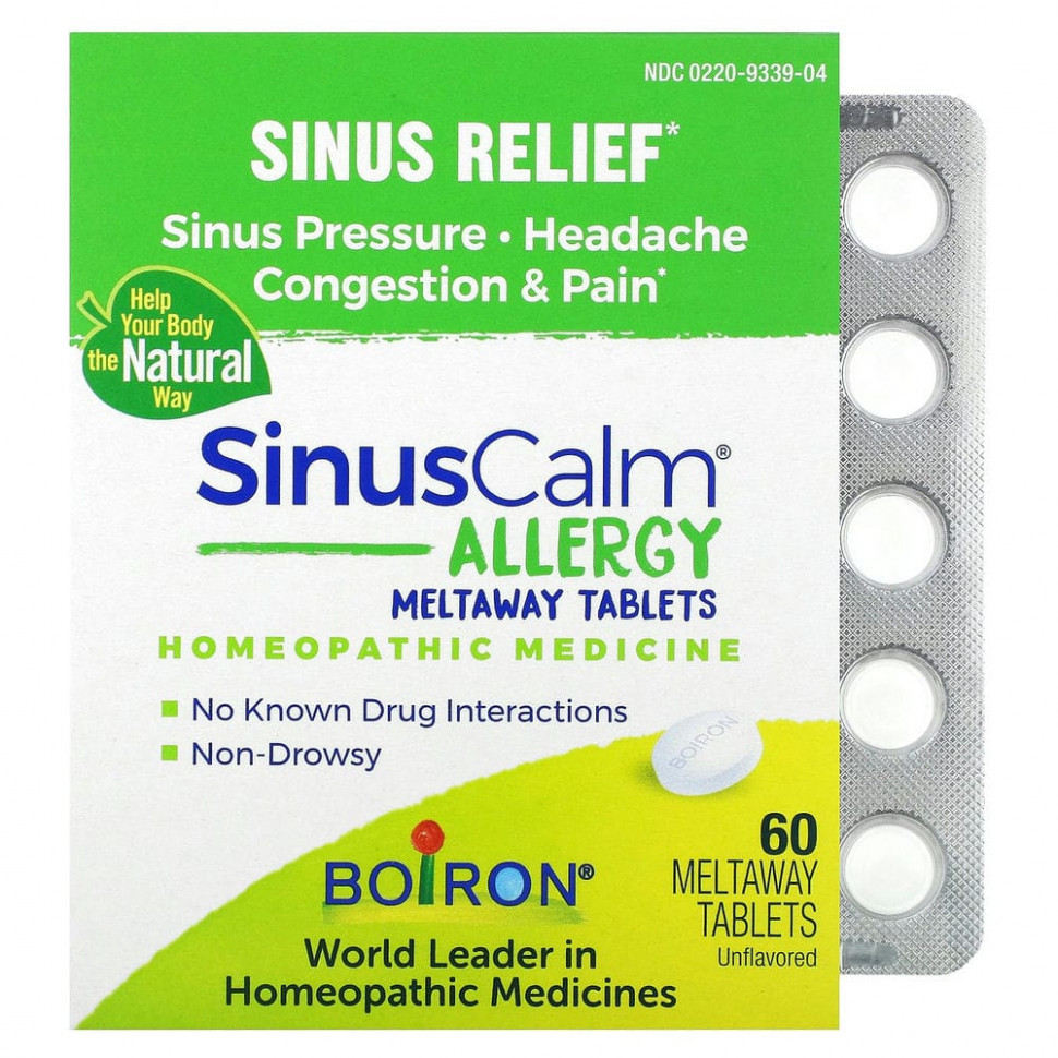 Boiron, SinusCalm Allergy,  ,  , 60  Meltaway  2280