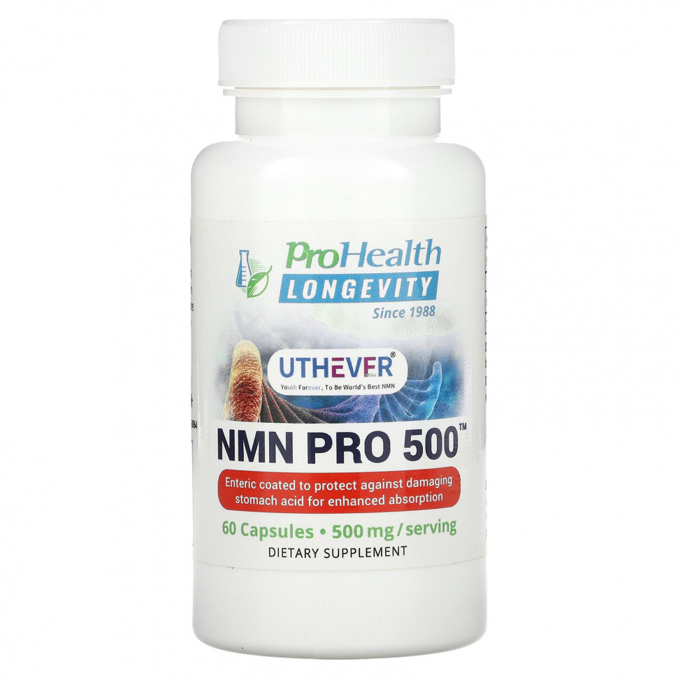 ProHealth Longevity, NMN Pro 500, 250 , 60   10160