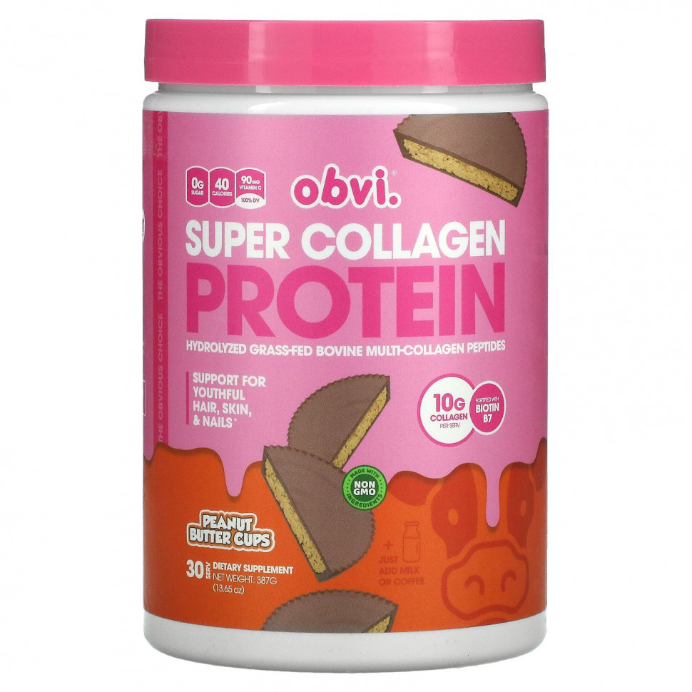 Obvi, Super Collagen Protein,    , 387  (13,65 )  5970