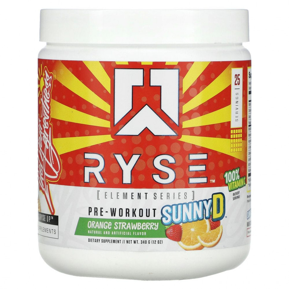 Ryse Supps, Element Series,  , Sunny D,   , 340  (12 )  6060