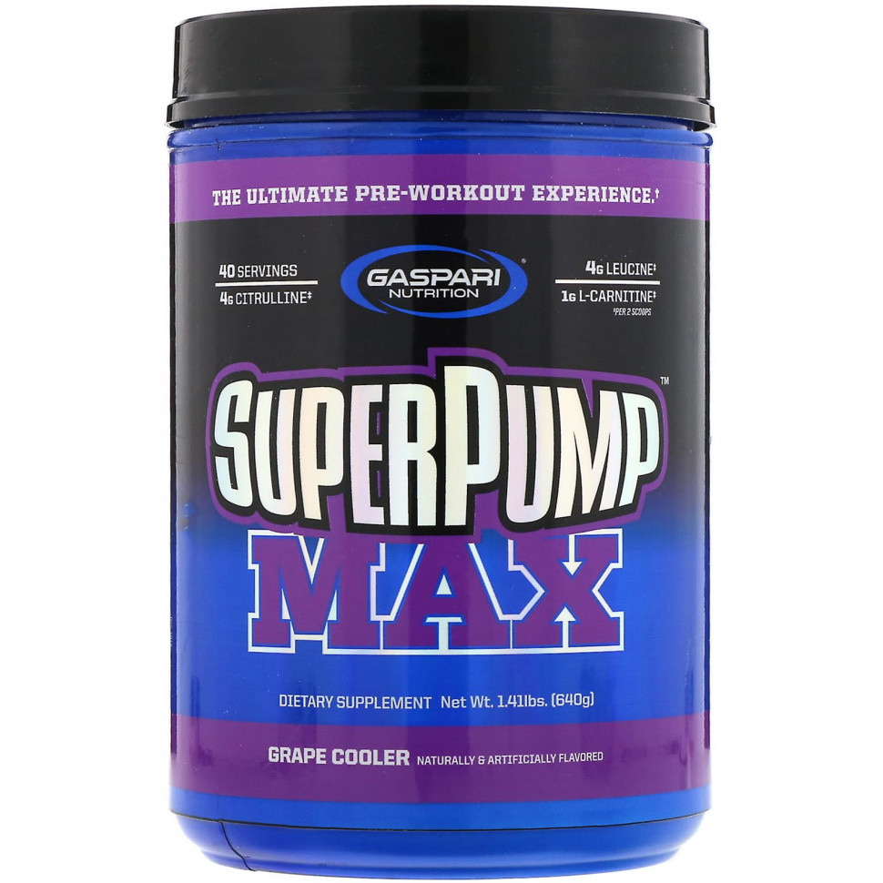 Gaspari Nutrition, SuperPump Max,   , 640  (1,41 )  7330