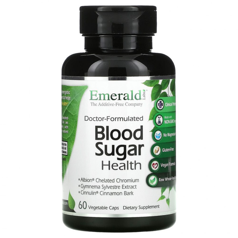 Emerald Laboratories, Blood Sugar Health, 60    6660