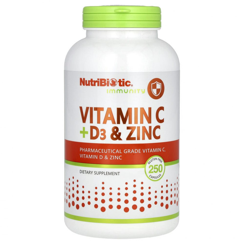 NutriBiotic, Immunity,  C + D3  , 250   4060