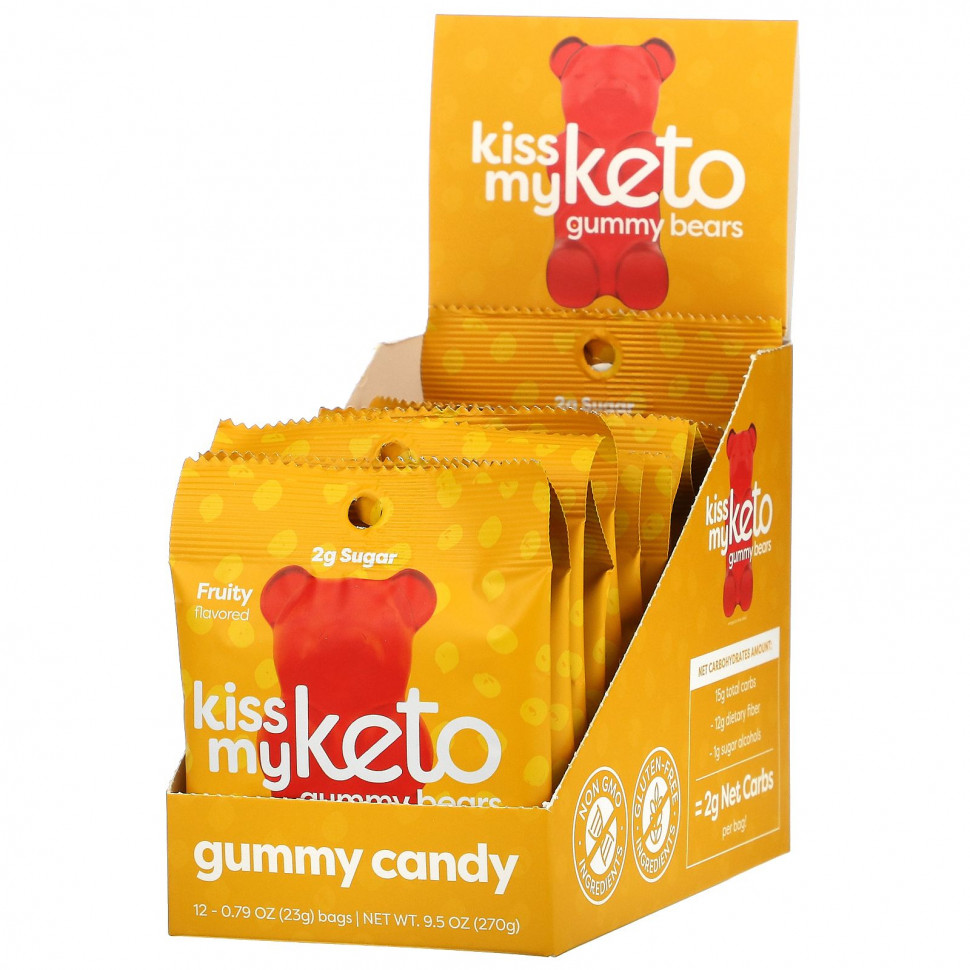 Kiss My Keto, Keto Gummy Bears,     ,   ,   , 12   23  (0,79 )  4920