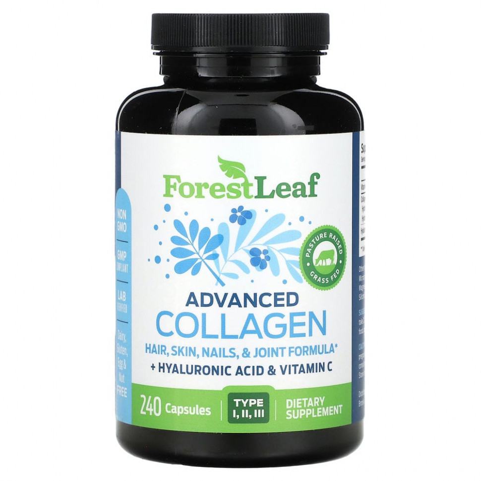 Forest Leaf, Advanced Collagen, 240   7000
