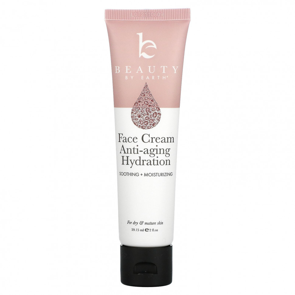 Beauty By Earth, Face Cream Anti-Aging Hydration, 2 fl oz (59.15 ml)  3550