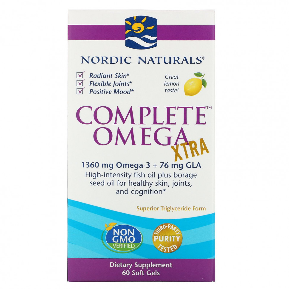 Nordic Naturals, Complete Omega Xtra   , 680 , 60     5060