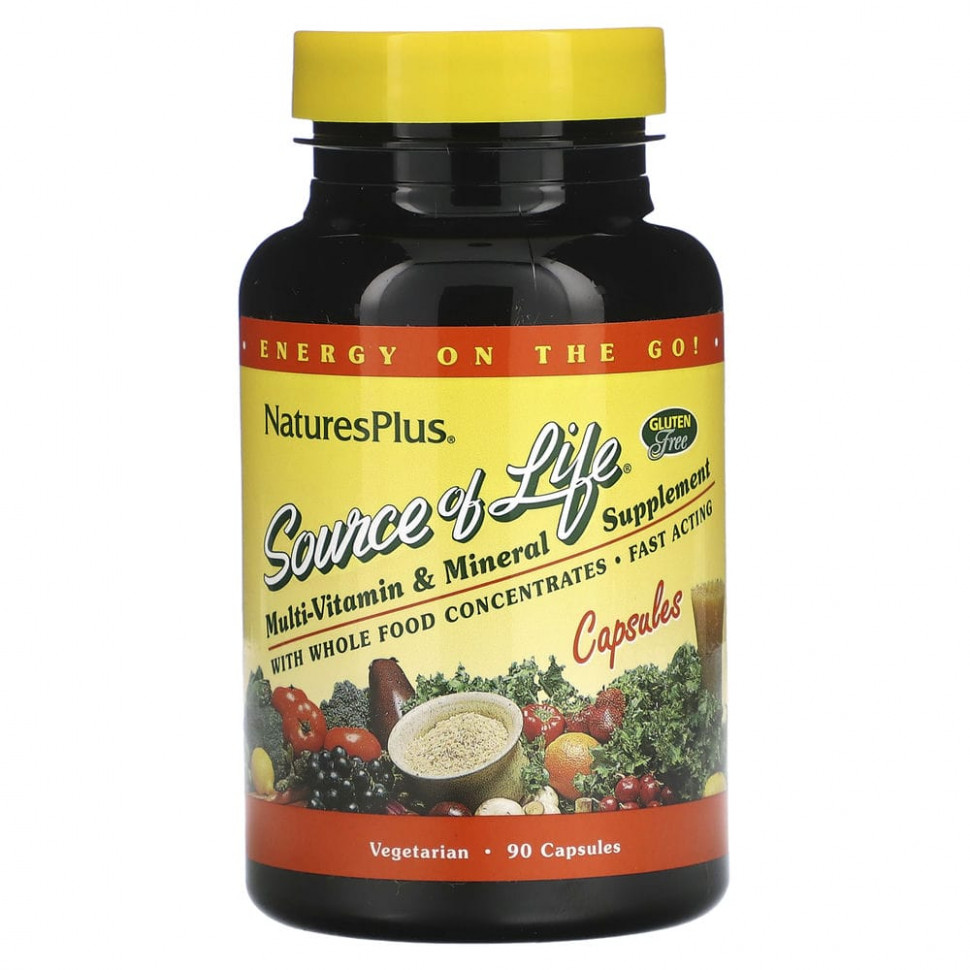  IHerb () NaturesPlus,     Source of Life, 90 , ,    3480 