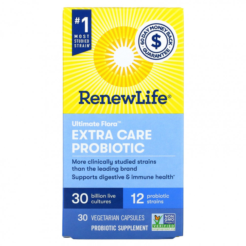 Renew Life, Ultimate Flora Extra Care Probiotic, 30  , 30    4790