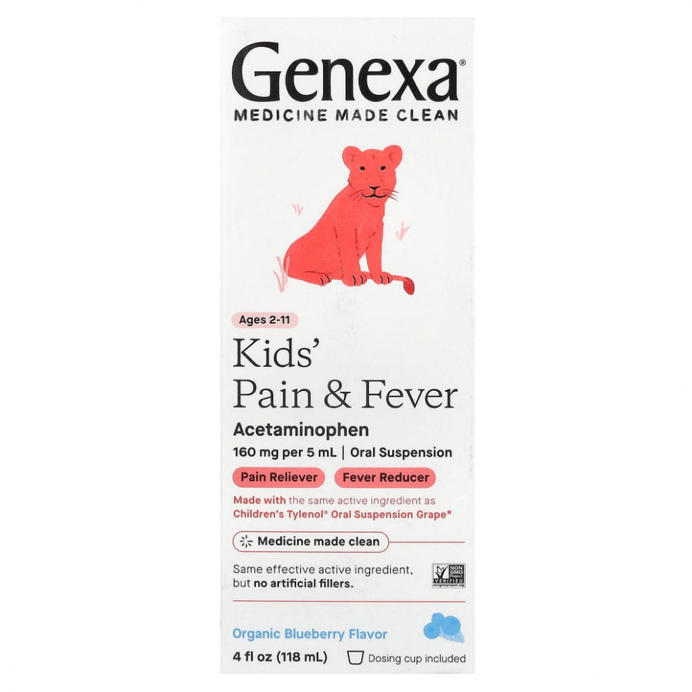 Genexa, Kid's Pain & Fever,    2 ,  , 118  (4 . )  2500