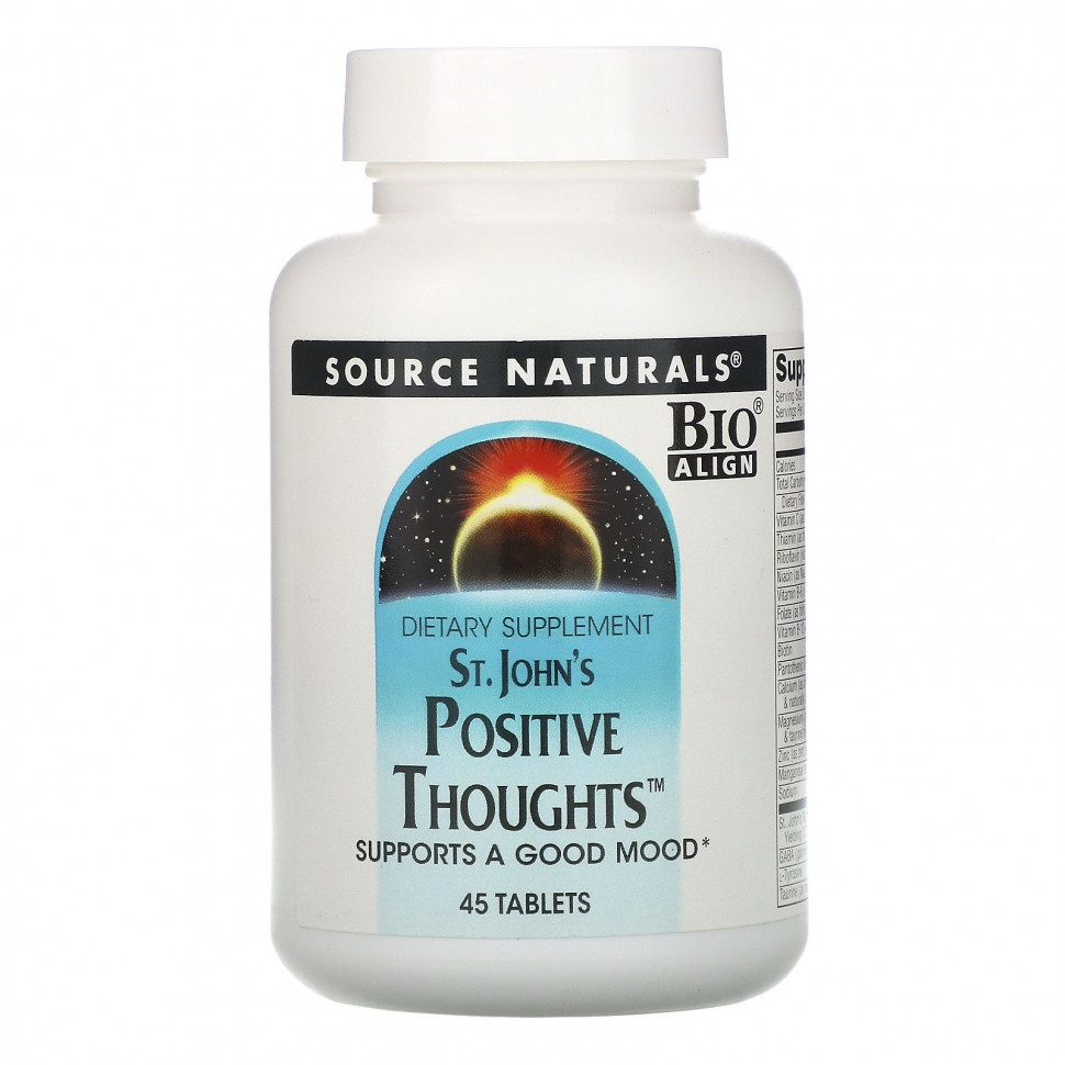 Source Naturals, St. John's Positive Thoughts, 45   1960