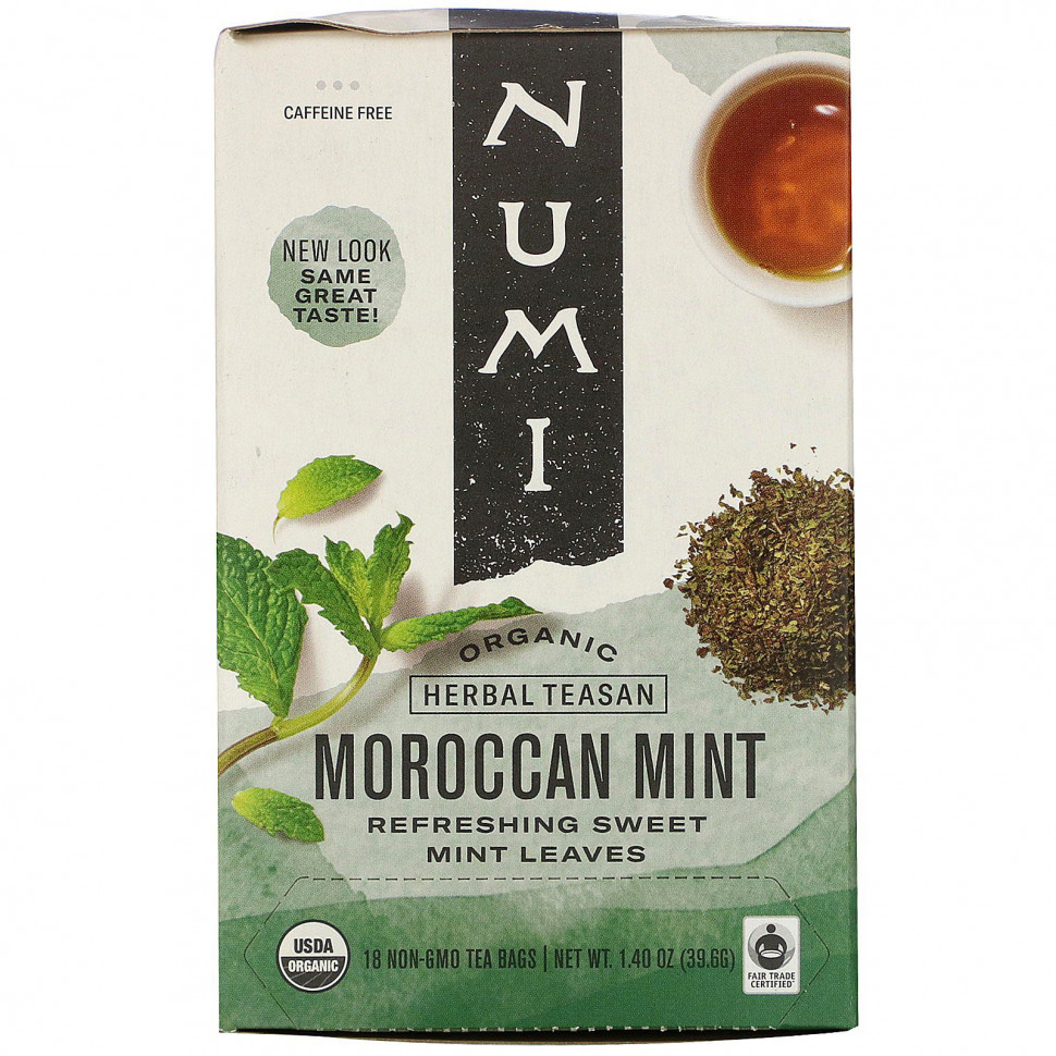 Numi Tea, Organic Herbal Teasan,  ,  , 18  , 39,6  (1,40 )  1350