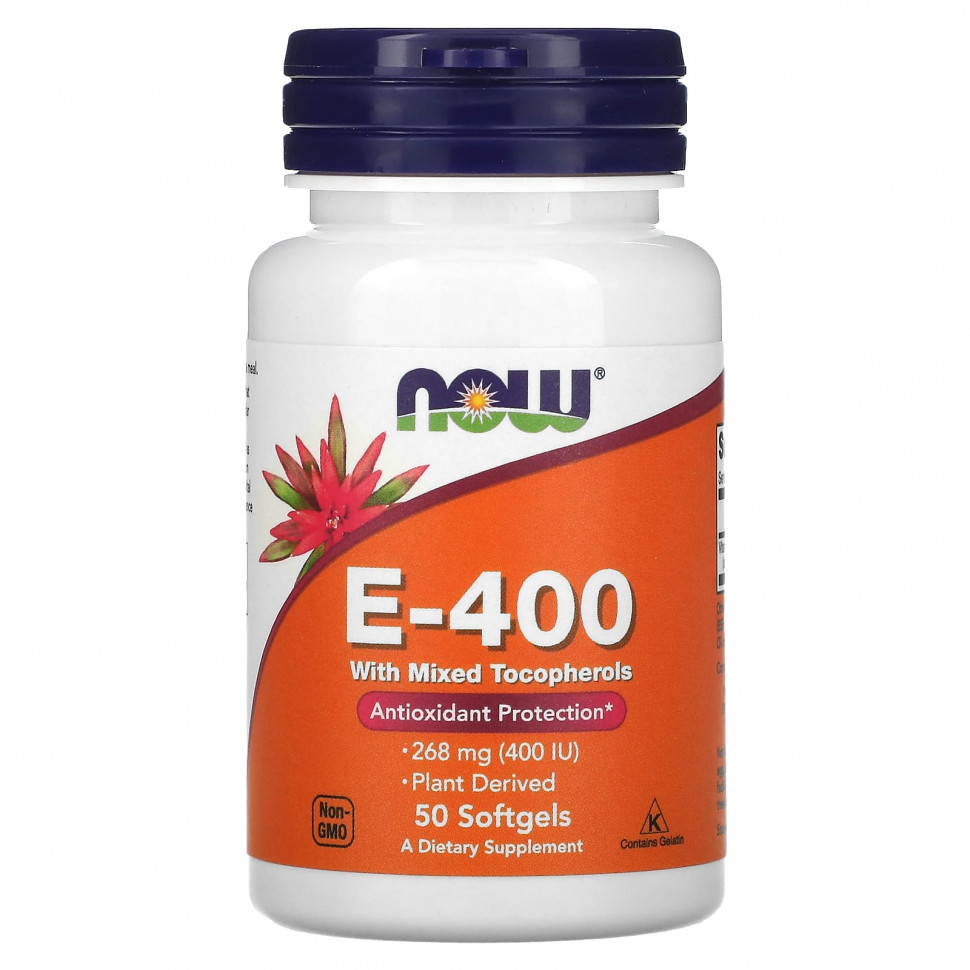 NOW Foods, E-400, 268  (400 ), 50    1410