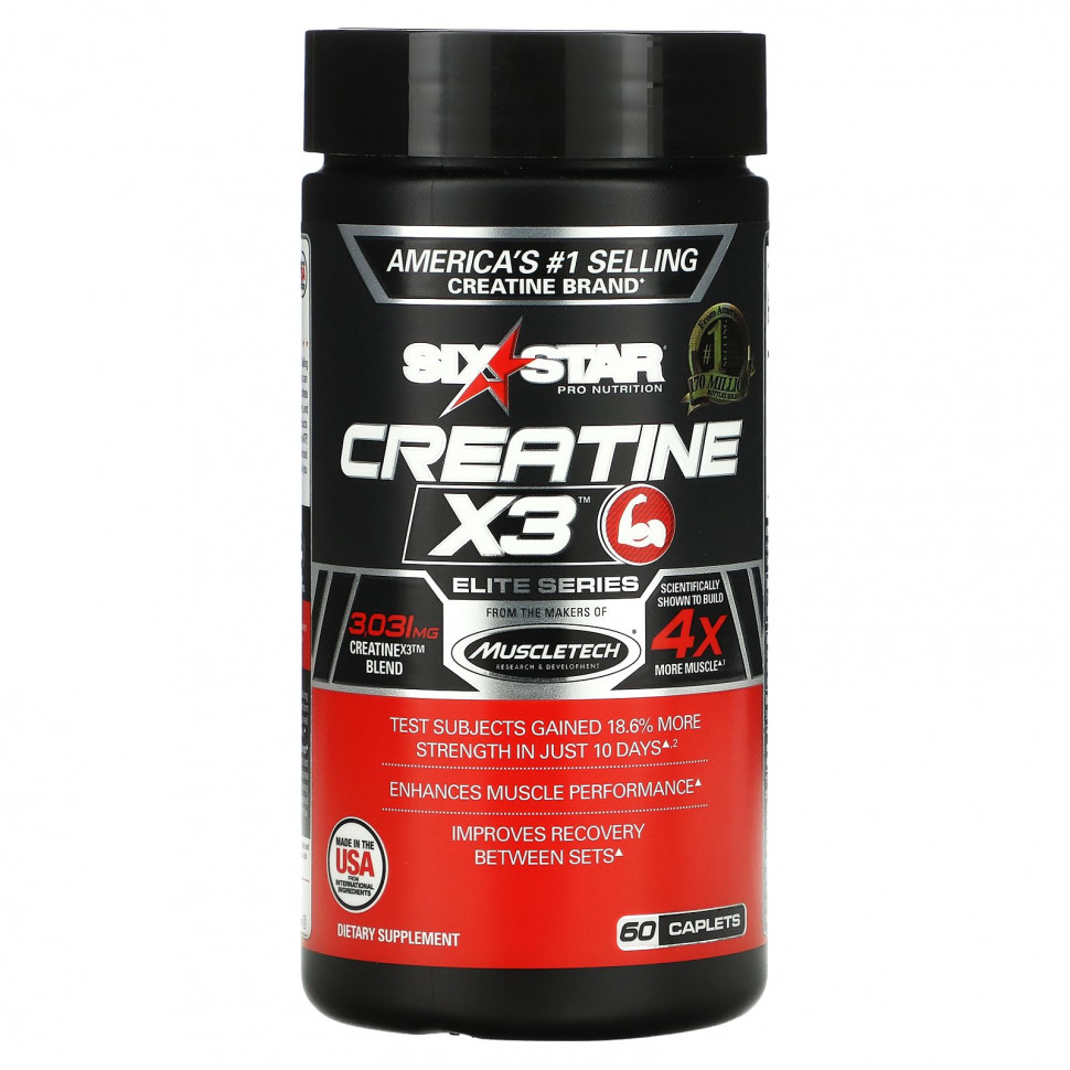 Six Star, Creatine X3, Elite (), 60    2630