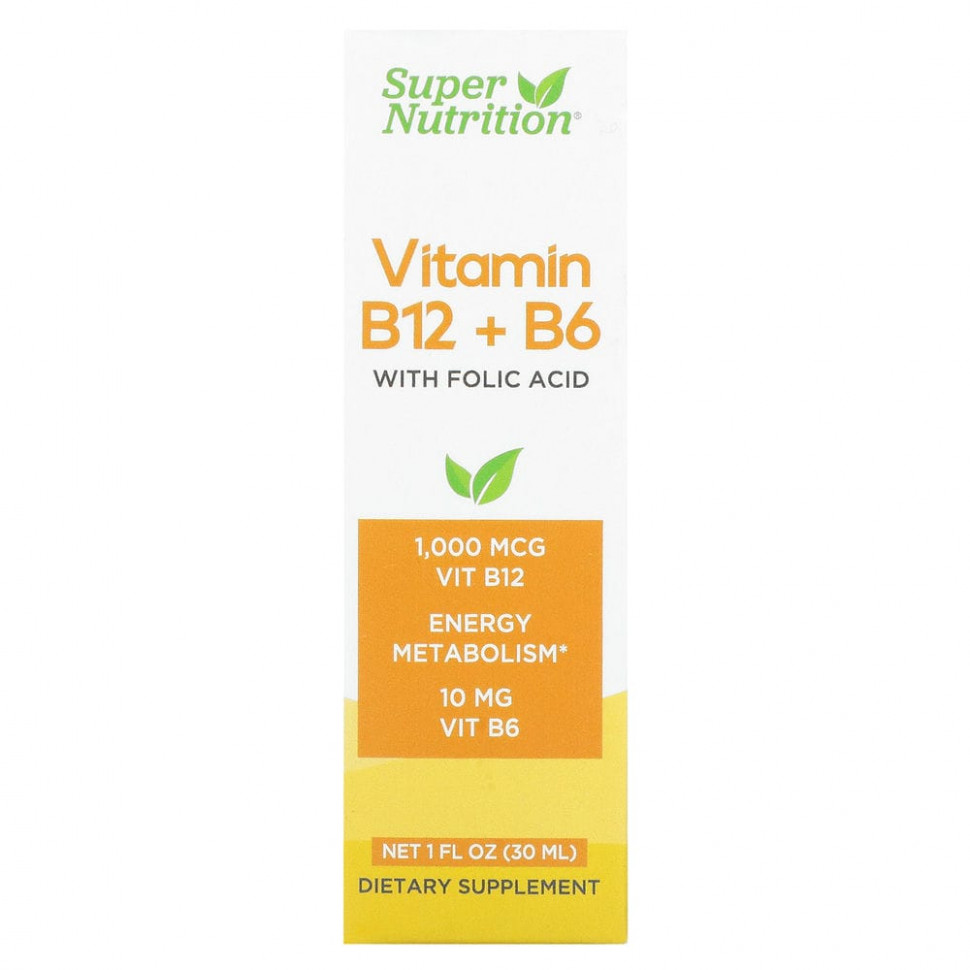 Super Nutrition,  B12  B6   , 30  (1 . )  3730