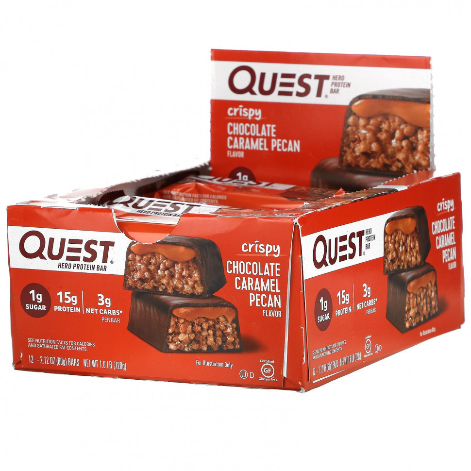 Quest Nutrition, Hero Protein Bar,      , 12 , 60  (2,12 )  7200
