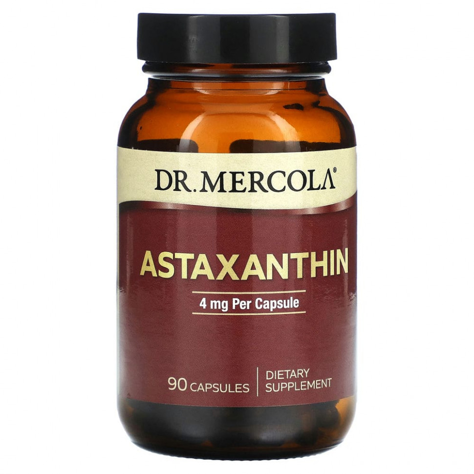 Dr. Mercola, Astaxanthin, 4 mg, 90 Capsules  8260