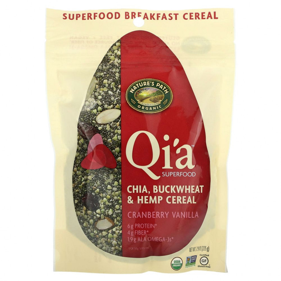 Nature's Path, Qi'a Superfood, ,   ,   , 225  (7,9 )  2300