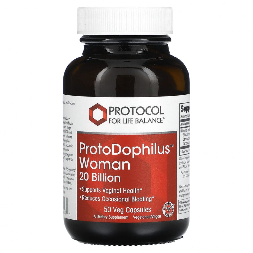 Protocol for Life Balance, ProtoDophilus Woman, 20 , 50    4650