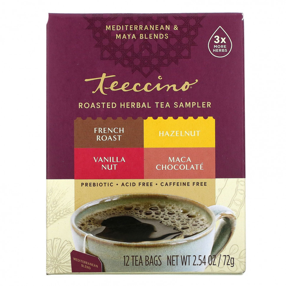 Teeccino,    , 4 ,  , 12  , 72  (2,54 )  1280