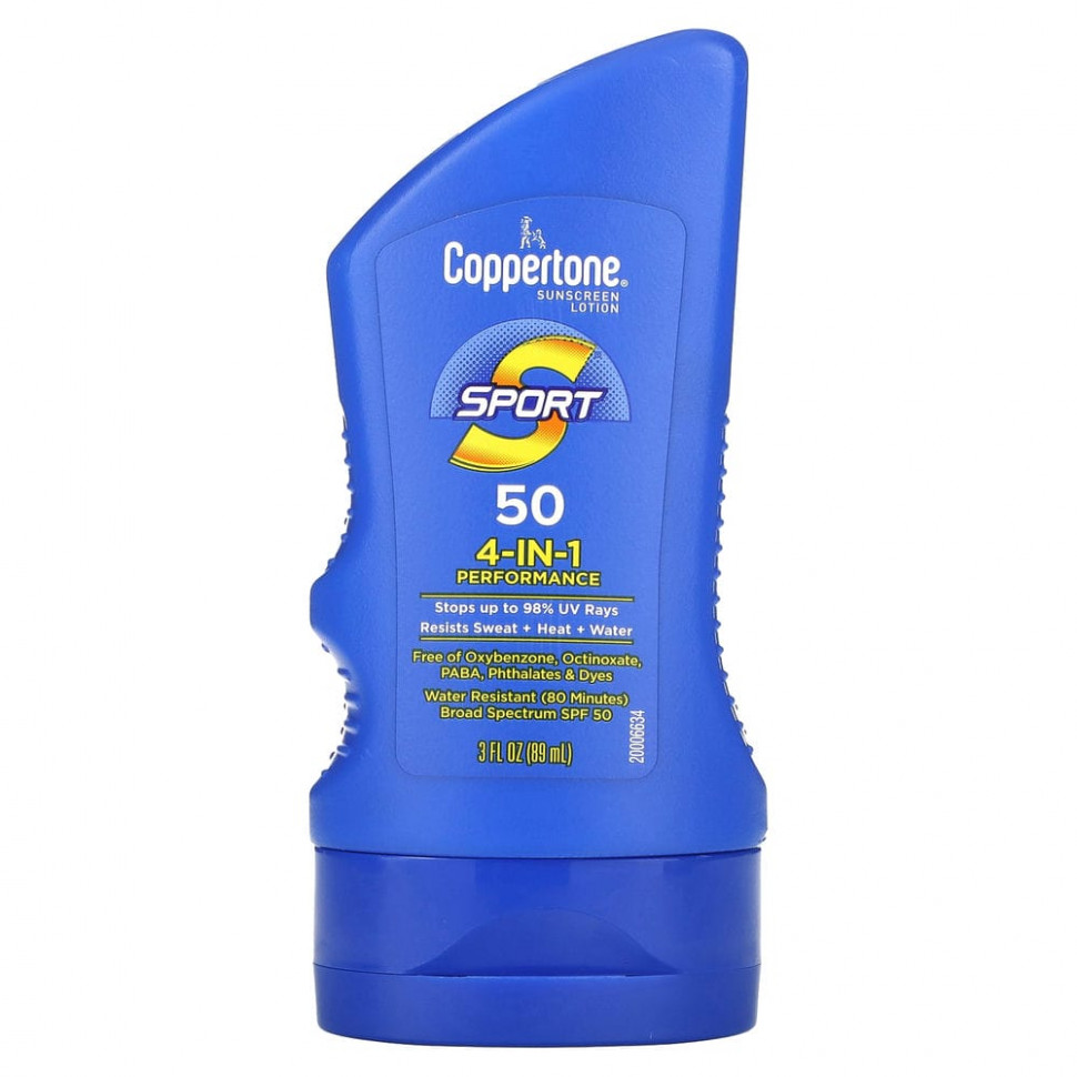 Coppertone, Sport,  ,  4--1, SPF 50, 89  (3 . )  930