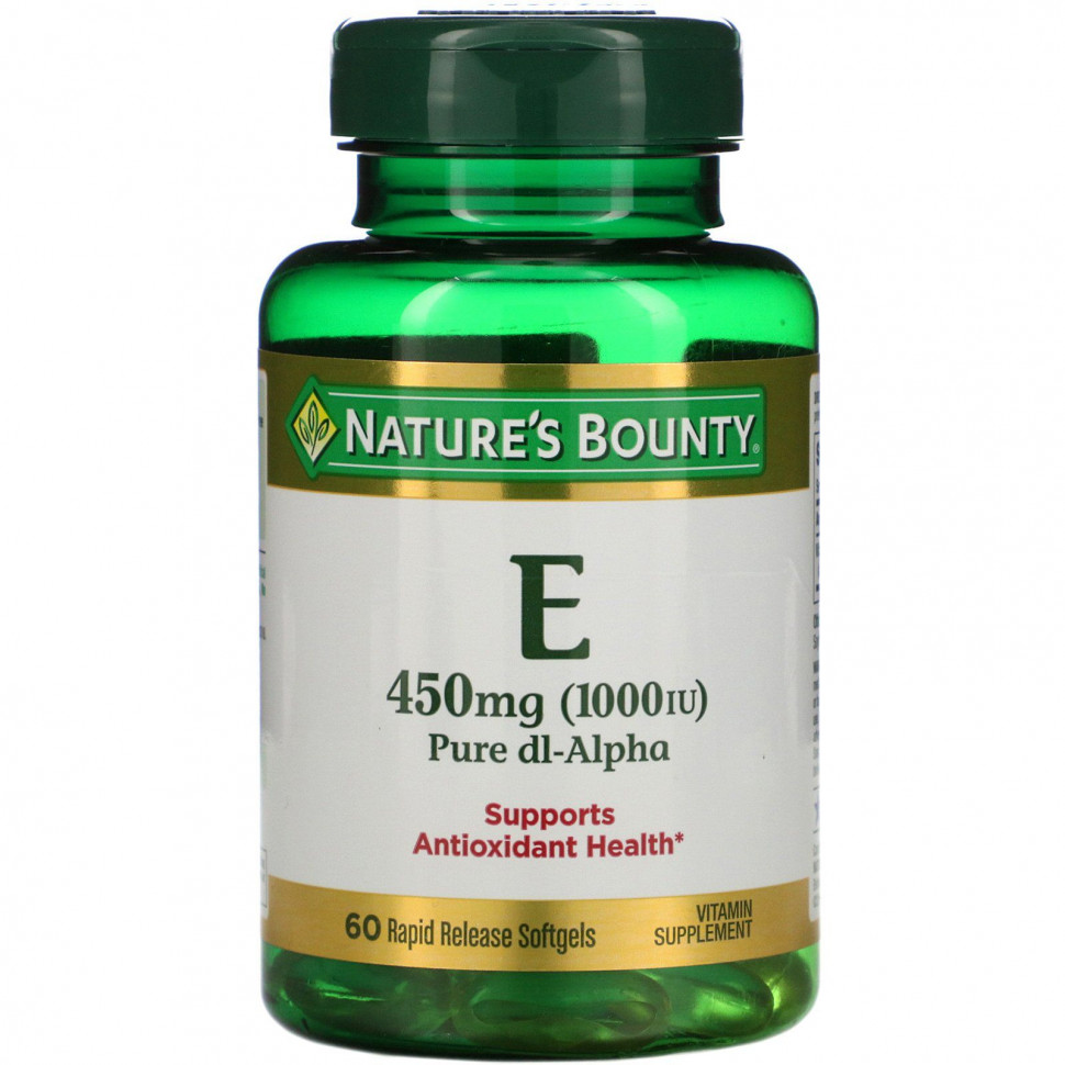 Nature's Bounty,  E,  Dl-, 450  (1000 ), 60      4460