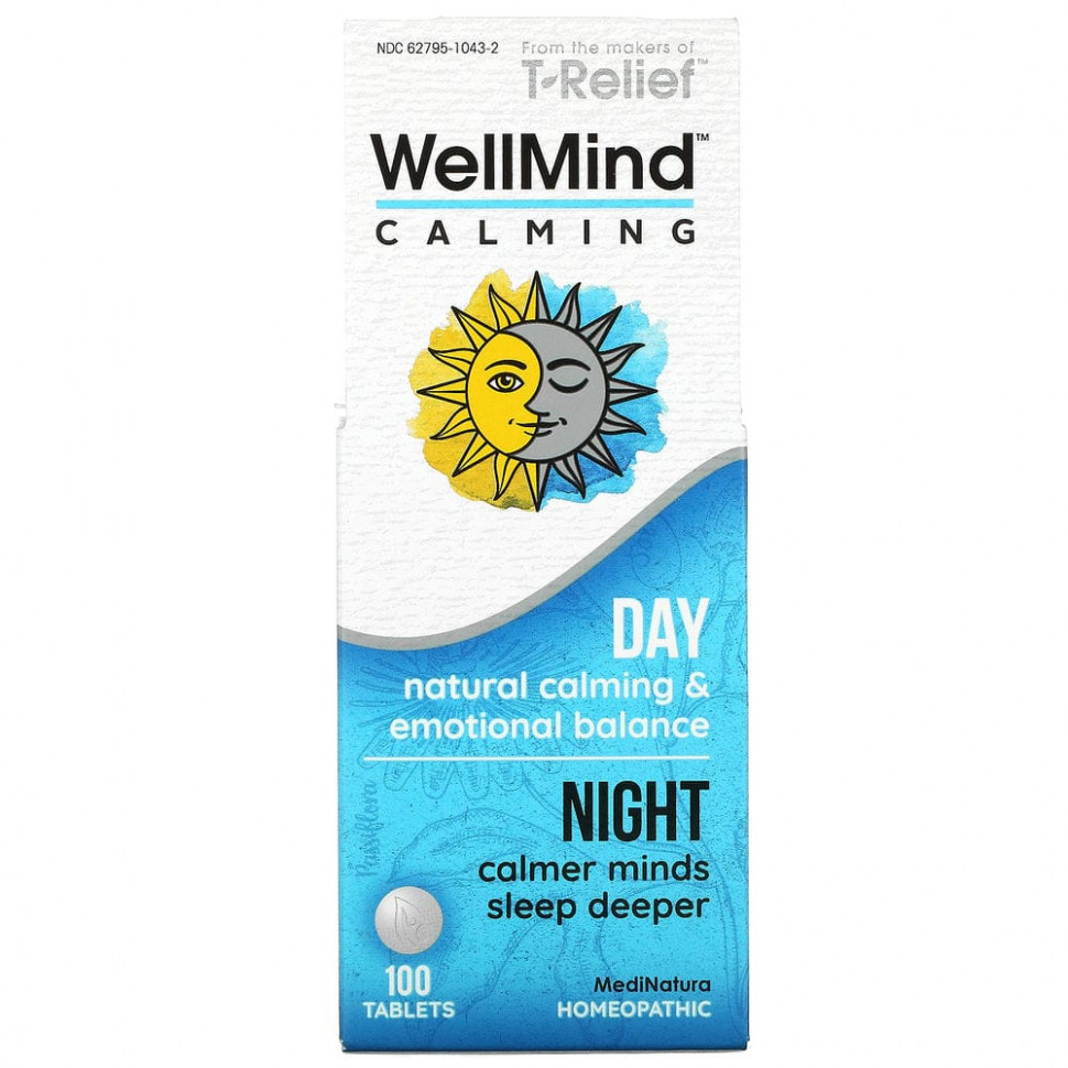 MediNatura, WellMind Calming Tablets,   , 100   2280