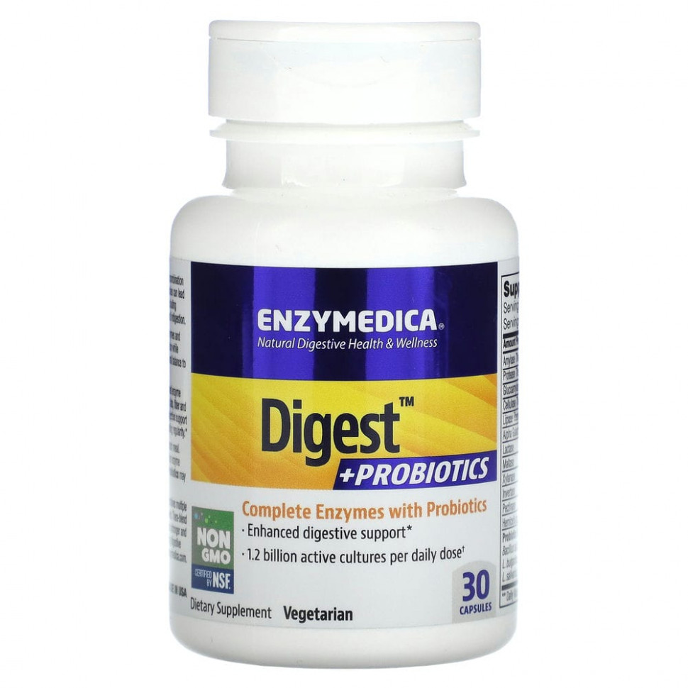 Enzymedica, Digest + Probiotics`` 30   2520