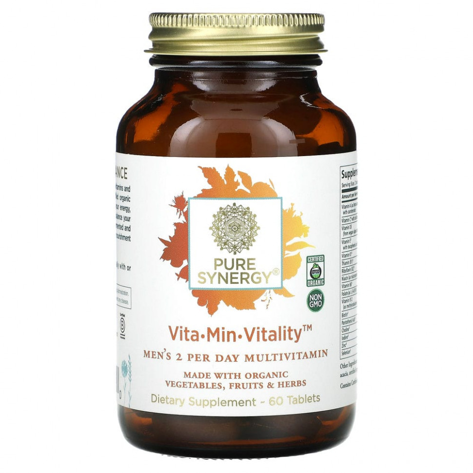 Pure Synergy, Vita-Min-Vitality  , 60   9590