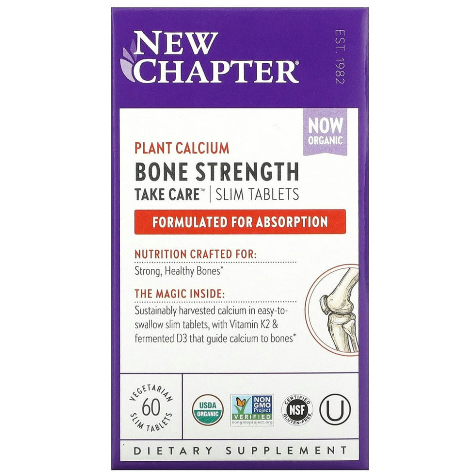 New Chapter, Bone Strength Take Care, 60       5220