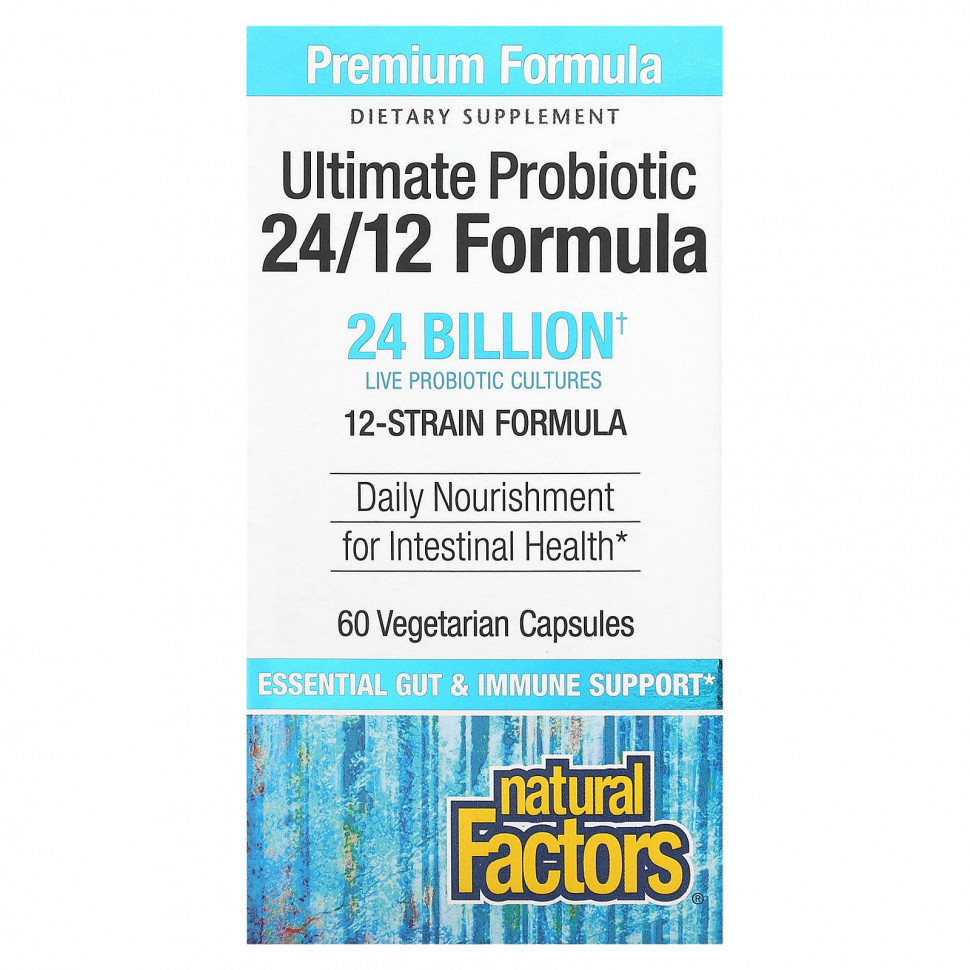 Natural Factors, Ultimate Probiotic, 24/12 Formula, 24  , 60    5570