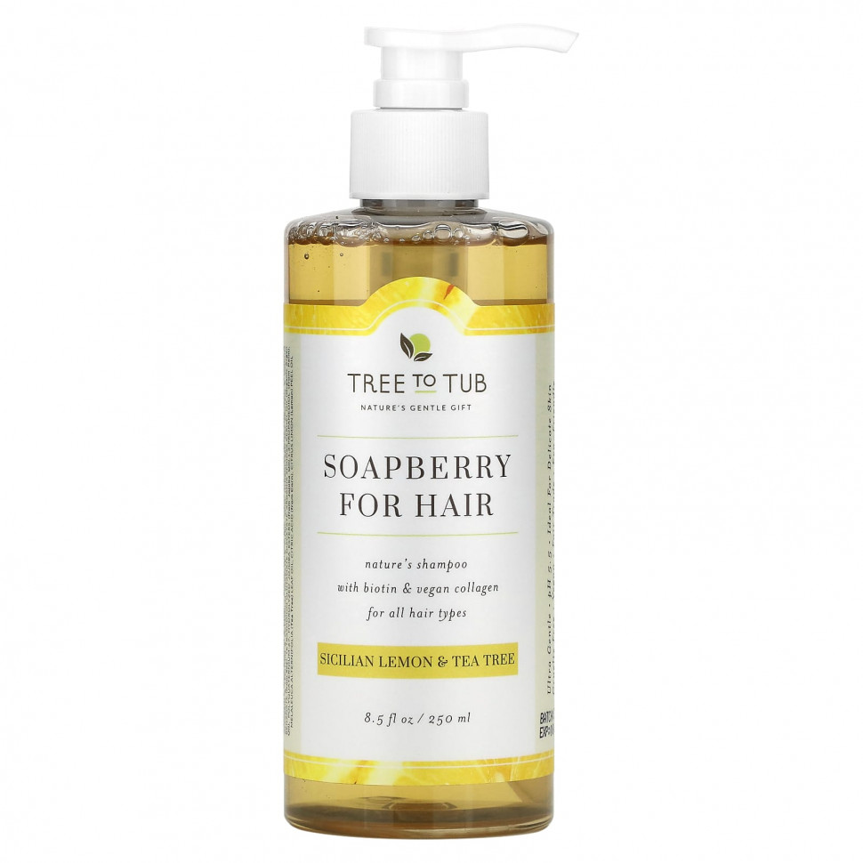 Tree To Tub, Soapberry For Hair Shampoo,    ,     , 250  (8,5 . )  4140