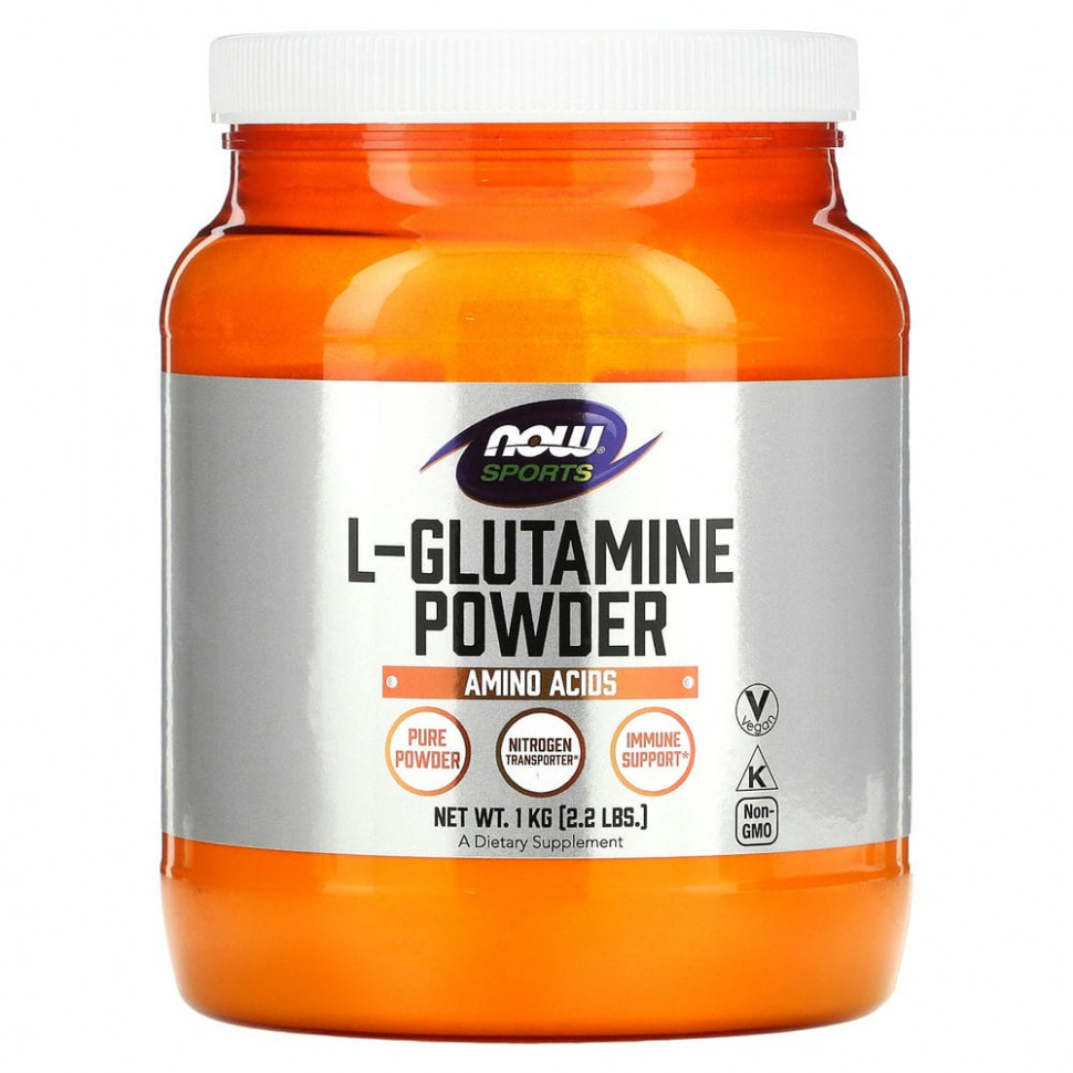 NOW Foods, Sports, L-Glutamine Powder, 2,2  (1 )  7470