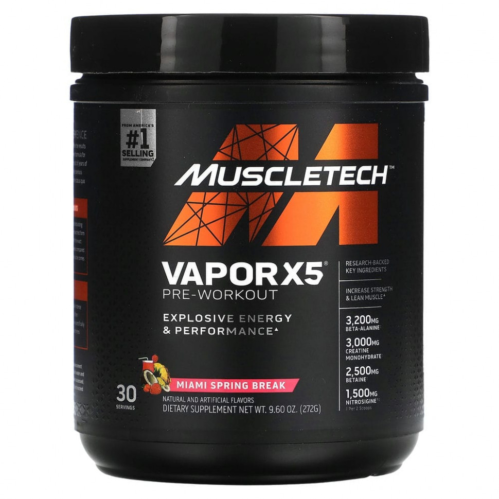 Muscletech, VaporX5, Next Gen,  ,   Miami Spring Break, 272  (9,60 )  4860