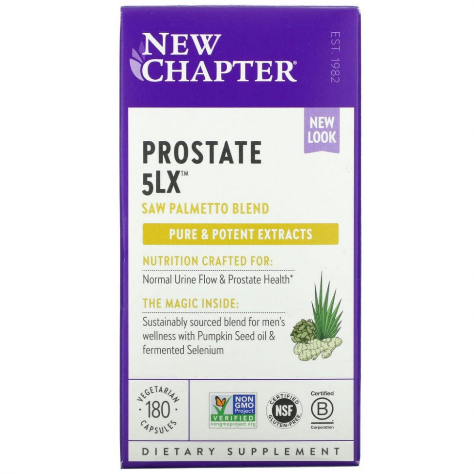 New Chapter, Prostate 5LX, 180    12180