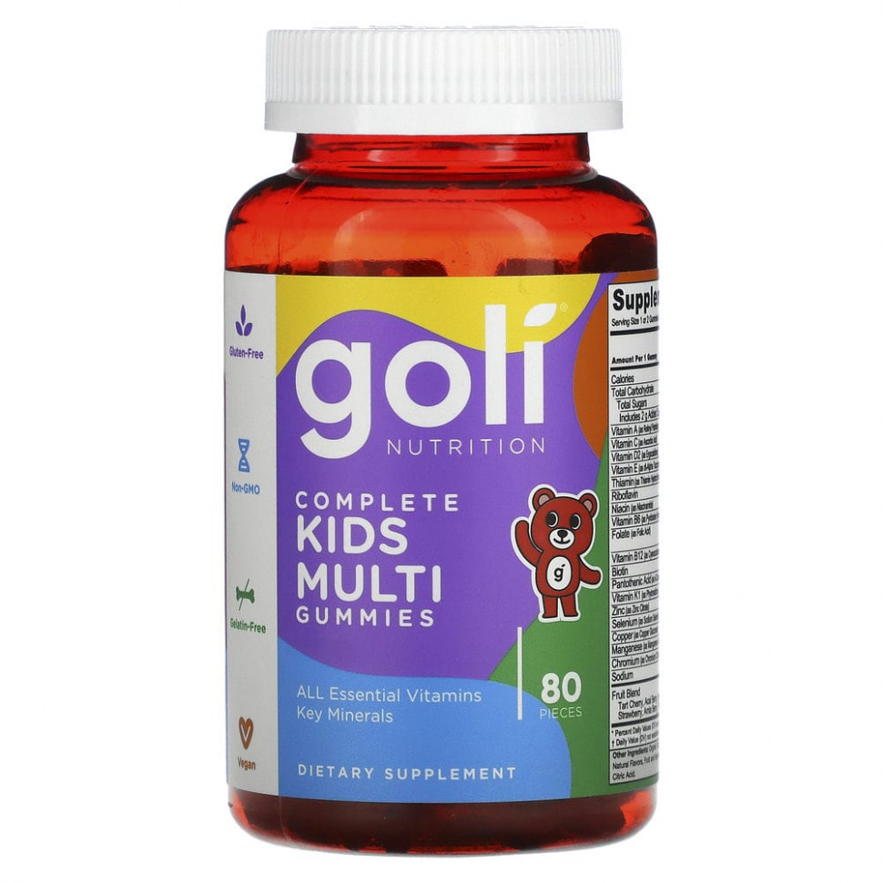 Goli Nutrition, Complete Kids Multi, 80 Pieces  3430