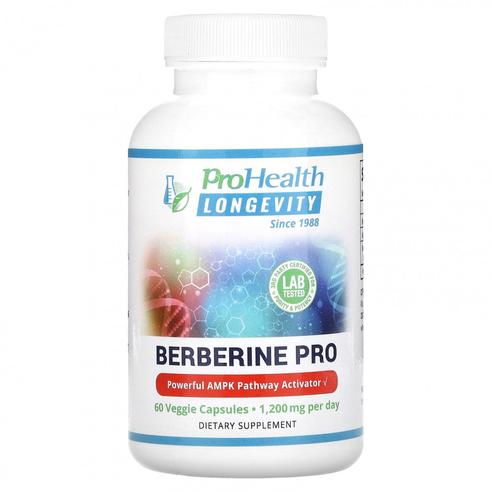 ProHealth Longevity, Berberine Pro, 600 , 60    4030