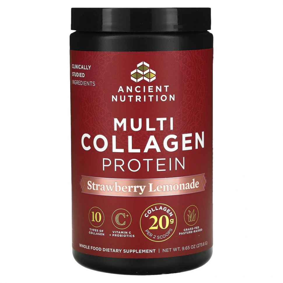  IHerb () Dr. Axe / Ancient Nutrition, Multi Collagen Protein,  , 10,1  (285,6 ), ,    5060 