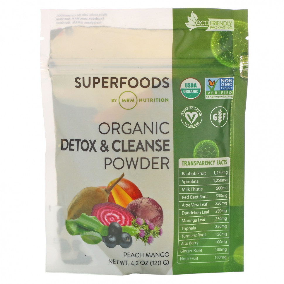 MRM, Organic Detox & Cleanse Powder, 4.2 oz (120 g)  3610