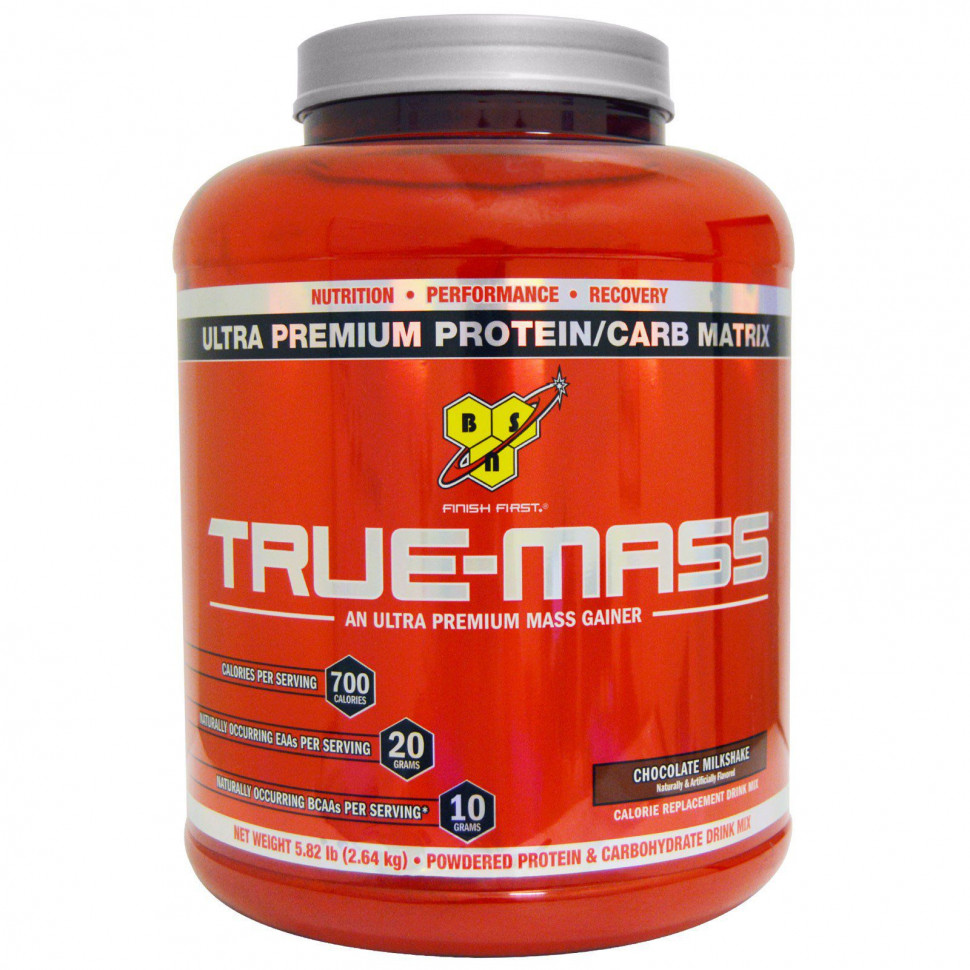 BSN, True-Mass, Ultra Premium Protein/Carb Matrix,   , 2,64  (5,82 )  17390